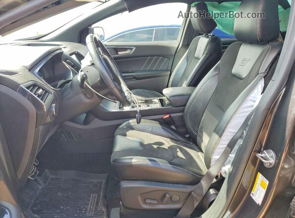 2FMPK4AP3LBB34771 2020 FORD EDGE Gray Вид салону спереду