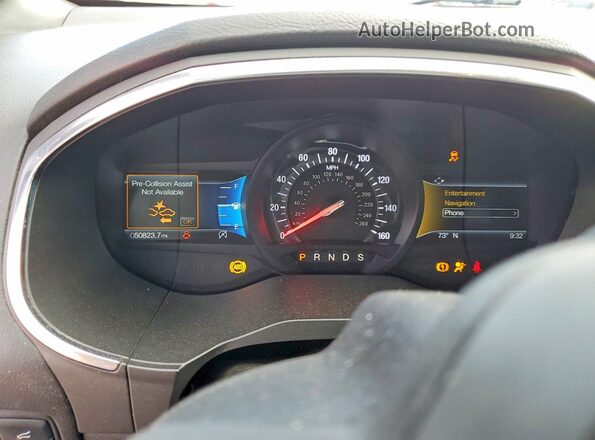 2FMPK4AP3LBB34771 2020 FORD EDGE Gray Вид щитка приладів