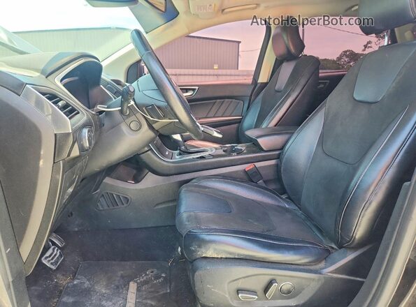 2FMPK4AP4GBB93012 2016 FORD EDGE Black წინა სალონის ხედი