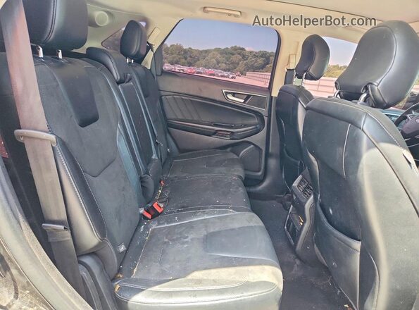 2FMPK4AP4GBB93012 2016 FORD EDGE Black უკანა სალონის ხედი