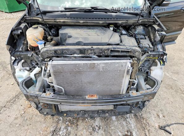 2FMPK4AP4HBC14832 2017 FORD EDGE Черный Вид подкапотного пространства