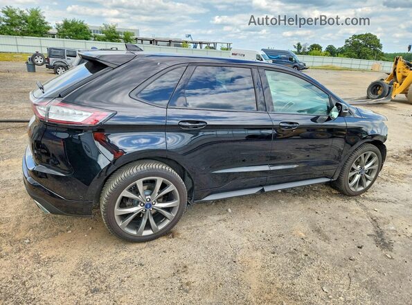 2FMPK4AP4HBC14832 2017 FORD EDGE Черный Задняя правая четверть
