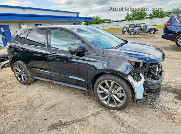2FMPK4AP4HBC14832 2017 FORD EDGE Черный Передняя правая четверть