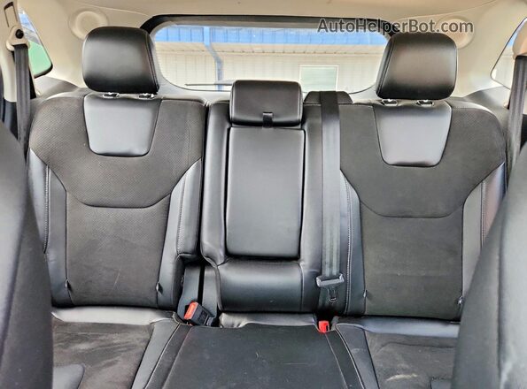 2FMPK4AP4HBC14832 2017 FORD EDGE Черный Вид задних сидений