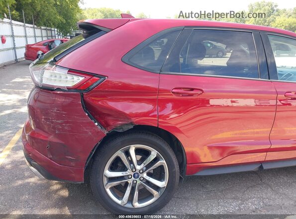 2FMPK4AP4HBC43117 2017 FORD EDGE Red წინა ხედი