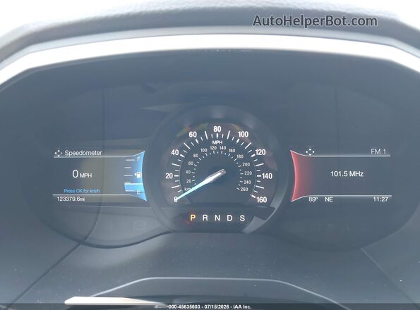 2FMPK4AP4HBC43117 2017 FORD EDGE Red უკანა სავარძლების ხედი