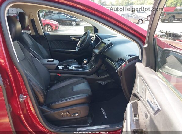 2FMPK4AP4HBC43117 2017 FORD EDGE Red წინა სალონის ხედი