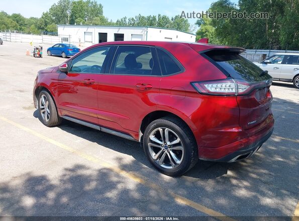 2FMPK4AP4HBC43117 2017 FORD EDGE Red უკანა მარცხენა