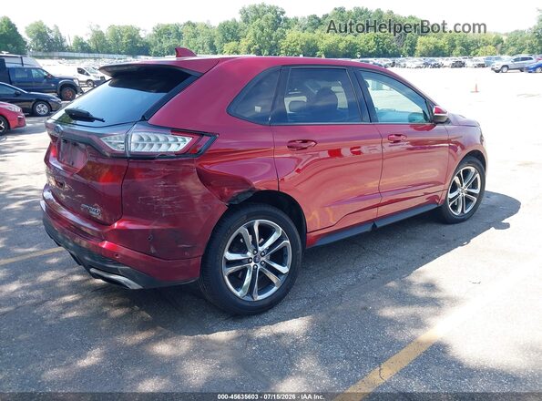2FMPK4AP4HBC43117 2017 FORD EDGE Red უკანა მარჯვენა