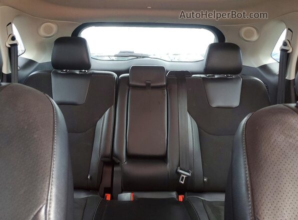 2FMPK4AP4JBC24783 2018 FORD EDGE Red Вид задніх сидінь