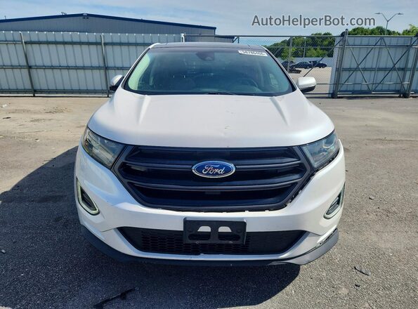 2FMPK4AP4JBC52762 2018 FORD EDGE White Vista frontal