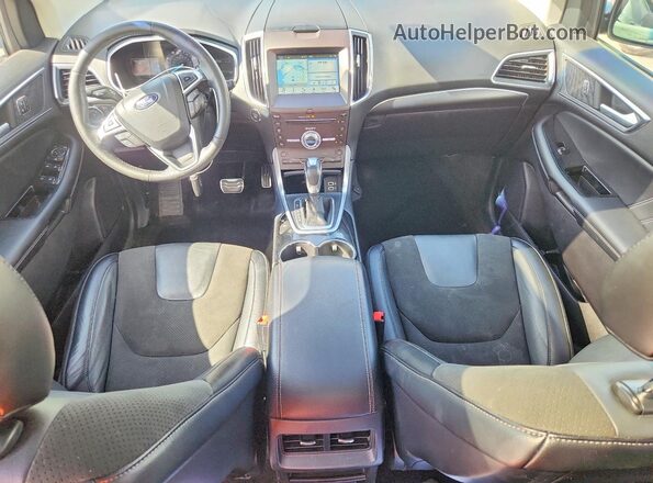 2FMPK4AP4JBC52762 2018 FORD EDGE White Vista del salpicadero