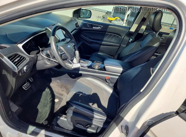 2FMPK4AP4JBC52762 2018 FORD EDGE White Vista interior delantera
