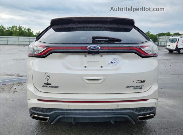 2FMPK4AP4JBC52762 2018 FORD EDGE White Vista trasera