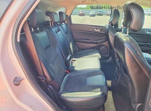 2FMPK4AP4JBC52762 2018 FORD EDGE White Vista interior trasera