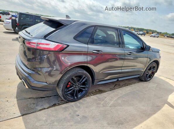 2FMPK4AP4KBB45065 2019 FORD EDGE Charcoal Trasero derecho