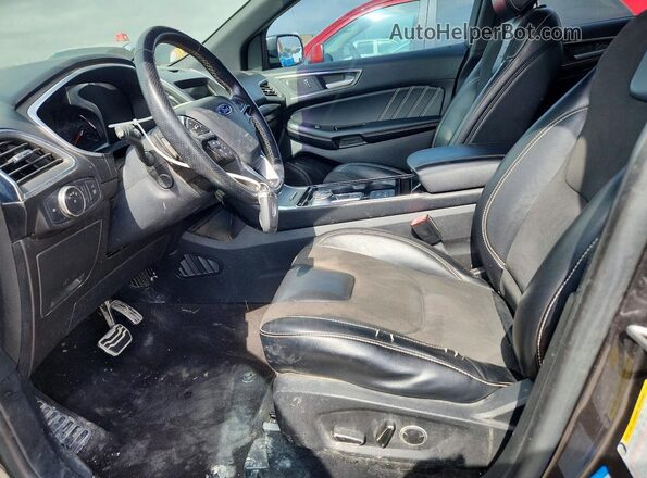 2FMPK4AP4KBB45065 2019 FORD EDGE Charcoal Vista interior delantera