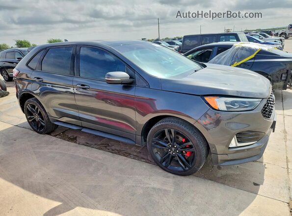 2FMPK4AP4KBB45065 2019 FORD EDGE Charcoal Delantero derecho