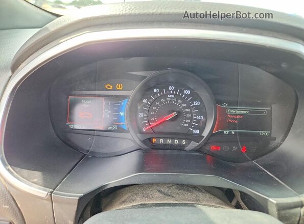 2FMPK4AP4KBB45065 2019 FORD EDGE Charcoal Vista del cuadro de instrumentos