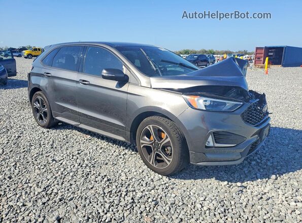 2FMPK4AP4KBC27488 2019 FORD EDGE Gray Առջևի աջ
