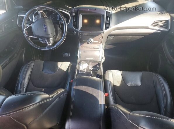 2FMPK4AP4KBC27488 2019 FORD EDGE Gray Առջևի վահանակի տեսք