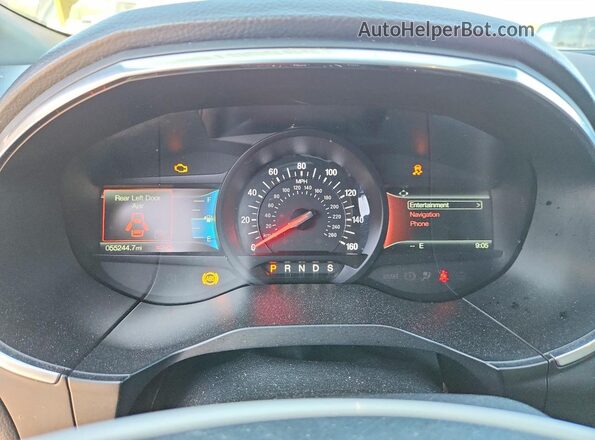2FMPK4AP4LBA65878 2020 FORD EDGE Silver ხელსაწყოთა პანელის ხედი