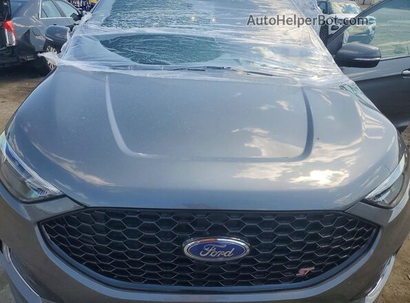 2FMPK4AP4NBA56665 2022 FORD EDGE Gray Вид підкапотного простору