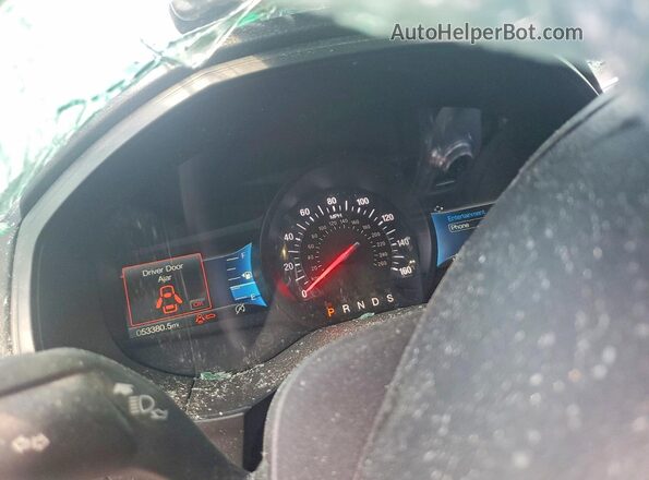 2FMPK4AP4NBA56665 2022 FORD EDGE Gray Вид щитка приладів