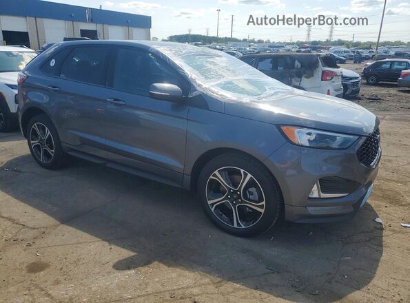 2FMPK4AP4NBA56665 2022 FORD EDGE Gray Передня права чверть