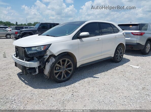 2FMPK4AP5GBC51712 2016 FORD EDGE Белый Передняя левая четверть