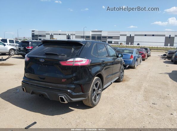 2FMPK4AP5KBB93545 2019 FORD EDGE Black Հետևի աջ