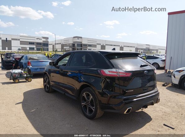 2FMPK4AP5KBB93545 2019 FORD EDGE Black Հետևի ձախ