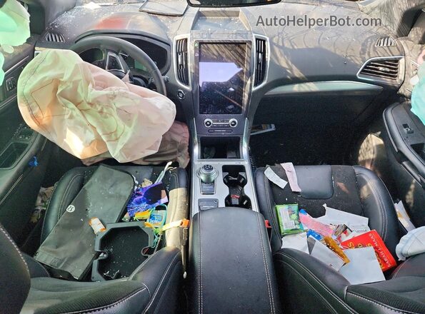 2FMPK4AP5PBA53597 2023 FORD EDGE Silver Widok deski rozdzielczej