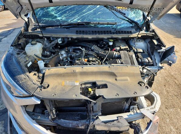 2FMPK4AP5PBA53597 2023 FORD EDGE Silver Widok wnętrza z tyłu