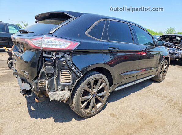 2FMPK4AP6GBB56110 2016 FORD EDGE Black Задня права чверть