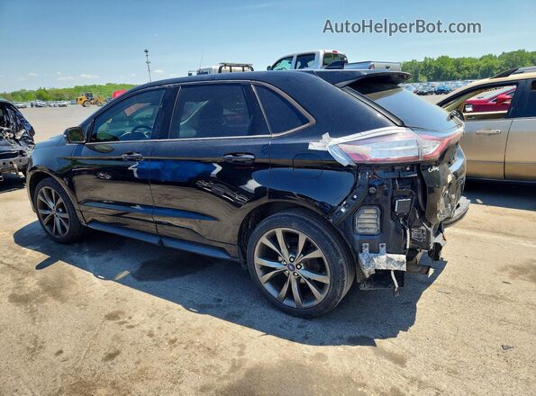 2FMPK4AP6GBB56110 2016 FORD EDGE Black Задня ліва чверть