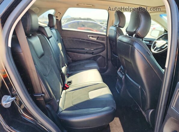 2FMPK4AP6HBB74611 2017 FORD EDGE Black Вид задніх сидінь