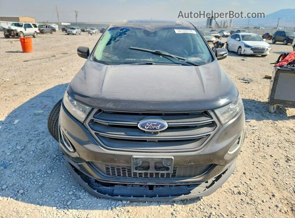 2FMPK4AP6HBB74611 2017 FORD EDGE Black Вид спереду