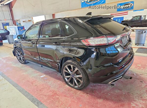 2FMPK4AP6HBC35634 2017 FORD EDGE Black Tył lewy