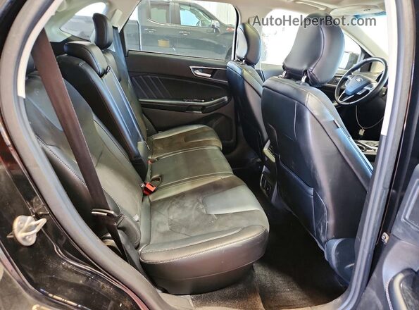 2FMPK4AP6HBC35634 2017 FORD EDGE Black Widok tylnych siedzeń