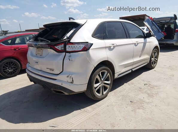 2FMPK4AP6JBB08176 2018 FORD EDGE White უკანა მარჯვენა