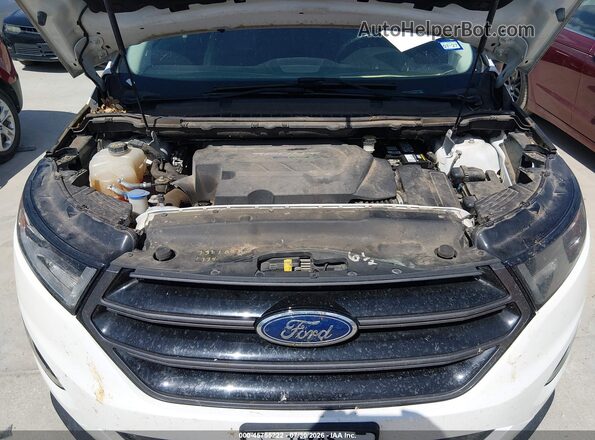 2FMPK4AP6JBB08176 2018 FORD EDGE White უკანა ხედი