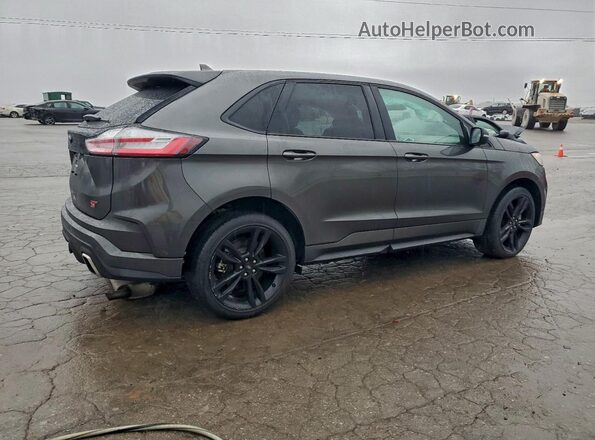 2FMPK4AP6KBB26355 2019 FORD EDGE Gray Задня права чверть