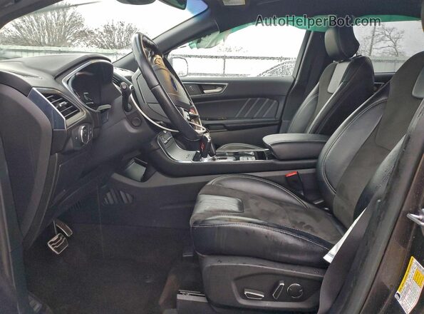 2FMPK4AP6KBB26355 2019 FORD EDGE Gray Вид салону спереду