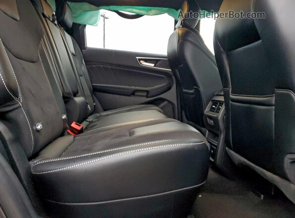 2FMPK4AP6KBB26355 2019 FORD EDGE Gray Вид задньої частини салону