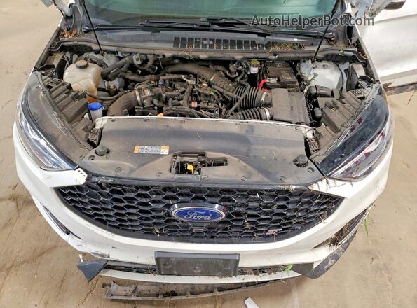 2FMPK4AP6NBA17950 2022 FORD EDGE White Engine compartment view