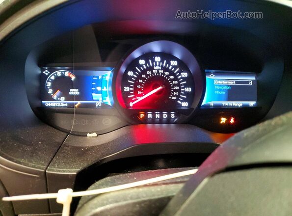 2FMPK4AP6NBA17950 2022 FORD EDGE White Instrument cluster view