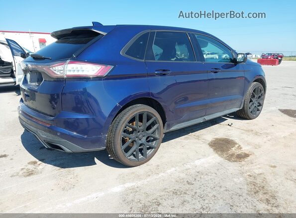 2FMPK4AP7GBB71196 2016 FORD EDGE Blue Հետևի աջ