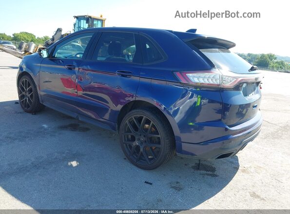 2FMPK4AP7GBB71196 2016 FORD EDGE Blue Հետևի ձախ