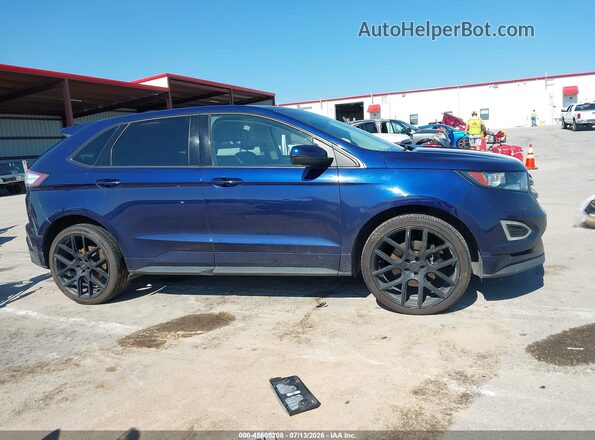 2FMPK4AP7GBB71196 2016 FORD EDGE Blue Սալոնի հետևի տեսք